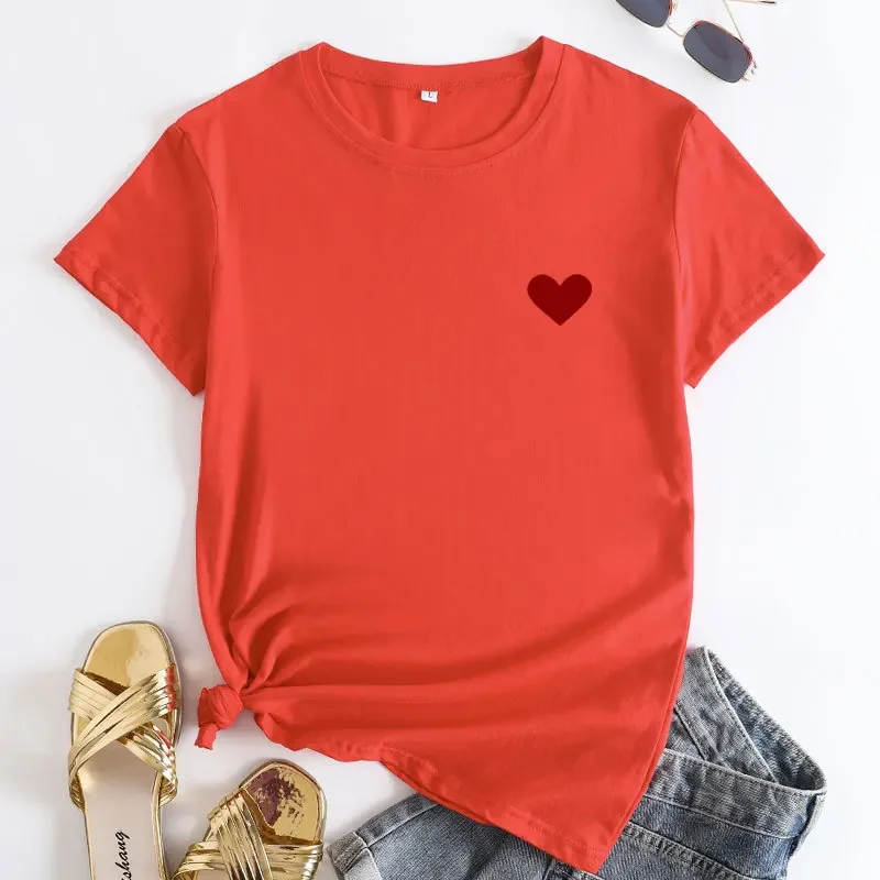 JFUNCY Fashion Women Top Short Sleeve Tee Shirt 2024 Oversized Women\'s T-shirt Woman Clothing Graphic T-shirts Female Tshirt