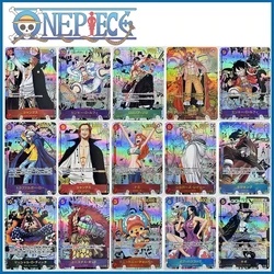 Anime One Piece DIY ACG Boa Hancock Buggy Rainbow Premium Glitter Card Boy carte da collezione regalo di compleanno di natale