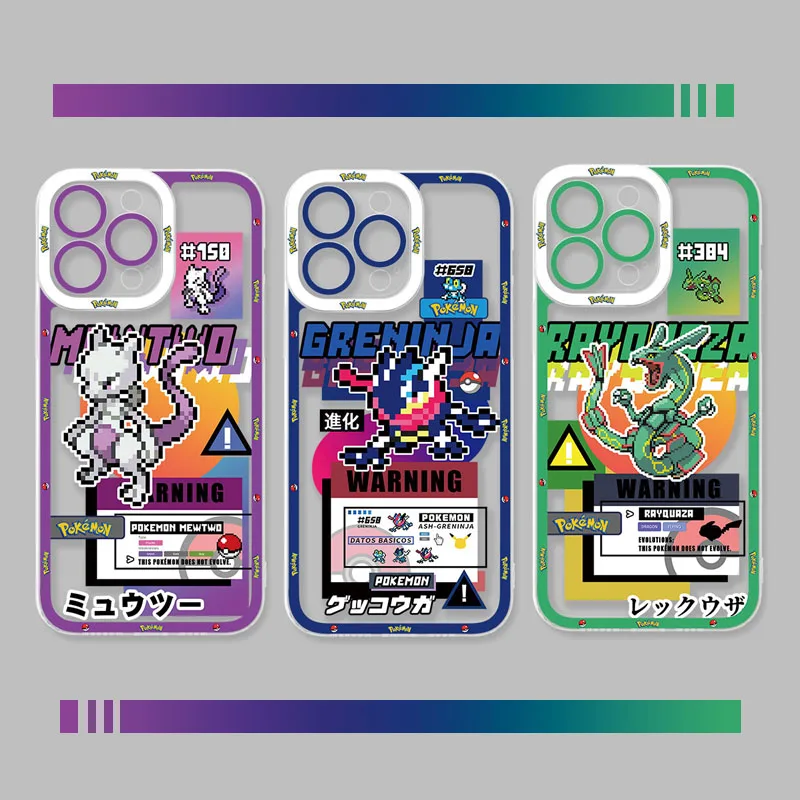 Anime P-Pokemon Cool Phone Case For Samsung Galaxy S25 Ultra S23 S22 S21 S24 Plus FE A56 A36 5G A16 A06 4G A17 A07 Note 20 - náhled 3