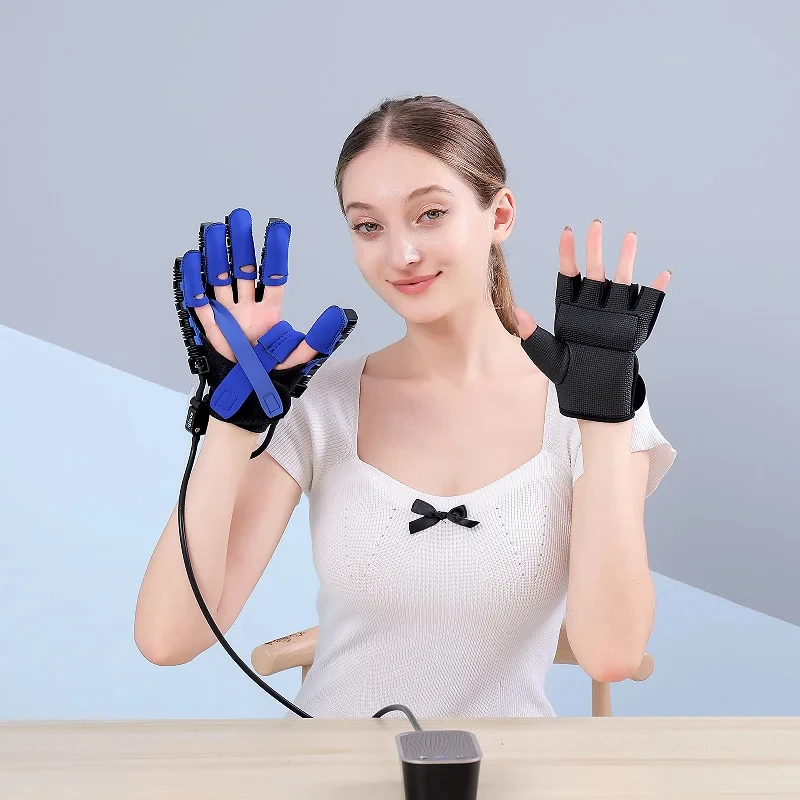 Rehabilitation Robot Gloves Stroke Hemiplegia Intelligent Massage Hand Function Robot Gloves Hand Rehabilitation Training Gloves