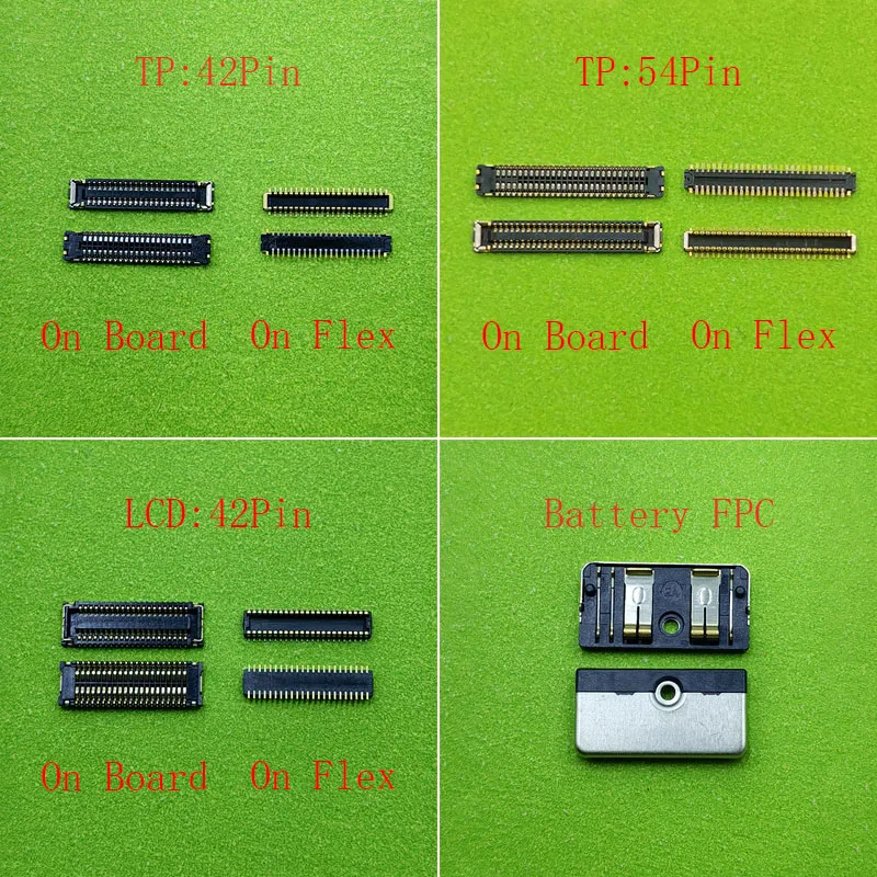 2-5Pcs 42 54 Pin Battery LCD Display Screen Touch FPC Connector For IPad 7 8 9 10.2 A2197 A2200 A2198 A2270 A2428 A2429 A2602/3
