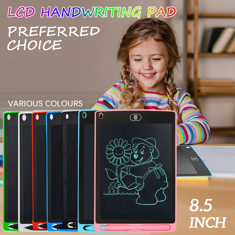 LCD Screen Writing Digital Graphic Drawing Tablets Electronic Handwriting Pad Toys for kids 8.5Inch Electronic Drawing Board