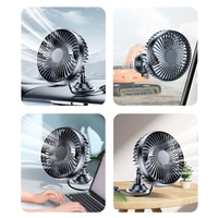 USB Car Fan,Electric Cooling Fan with 3 Speed,360 Degree Rotatable Backseat Car Fan,5V Cooling Air Small Fan for Car AOS