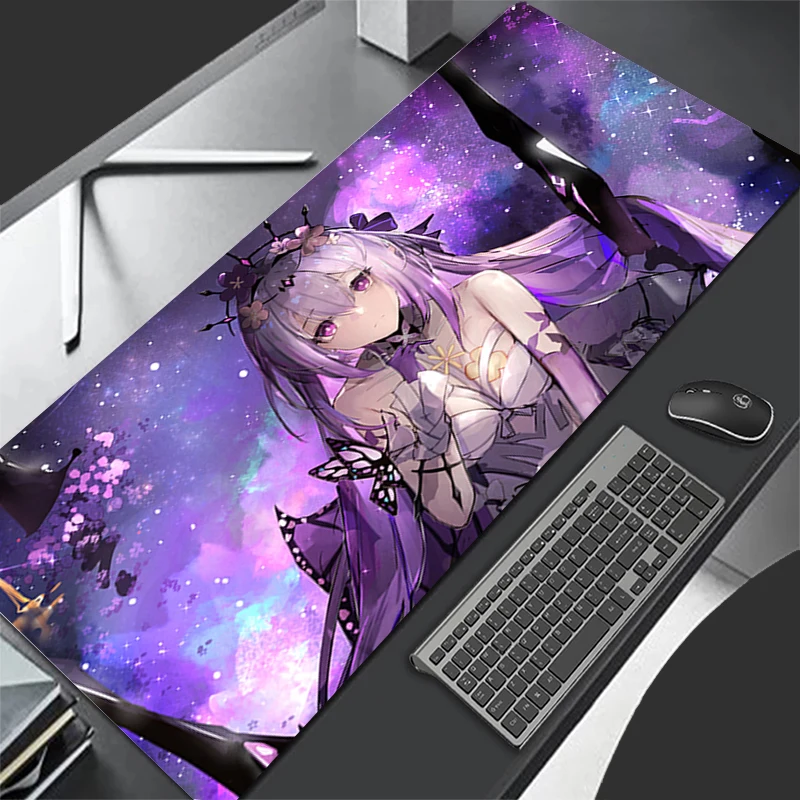 Mousepad Computer Gaming Accessories Keyboard Pad Office Rubber Mouse Pad Decoracion Desk Honkai Star Rail Castorice Mouse Mat