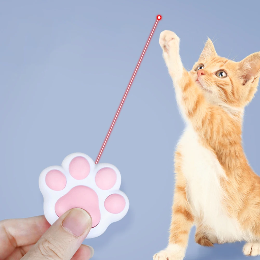 

4-in-1 Pet Cats Infrared Teaser Toys Multifunctional Rechargeable Various Patterns Iq Training Toy