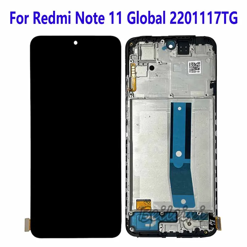 For Redmi Note 11 Global 2201117TG 2201117TI 2201117TY 2201117TL LCD Display Touch Screen Digitizer Assembly For Redmi Note 11