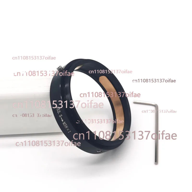 

Металлический переходник с резьбой 52,5 мм на M58x1 для проекционной линзы с защитным кругом