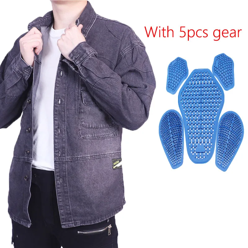 

Мотоциклетная куртка с длинными рукавами, ударопрочная, для бездорожья, с защитой коленей, локтей и груди для безопасной езды