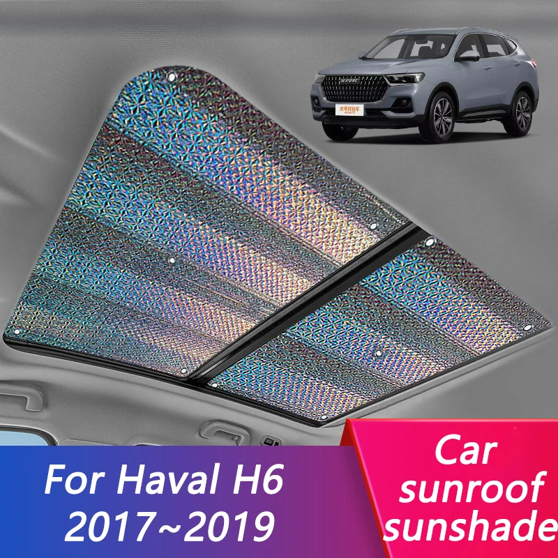 Sunroof Sunshade For Haval H6 MK2 2017 2018 2019 2020 Auto Accessories Stickers Protection Window Roof Curtains Sun Visor Parts