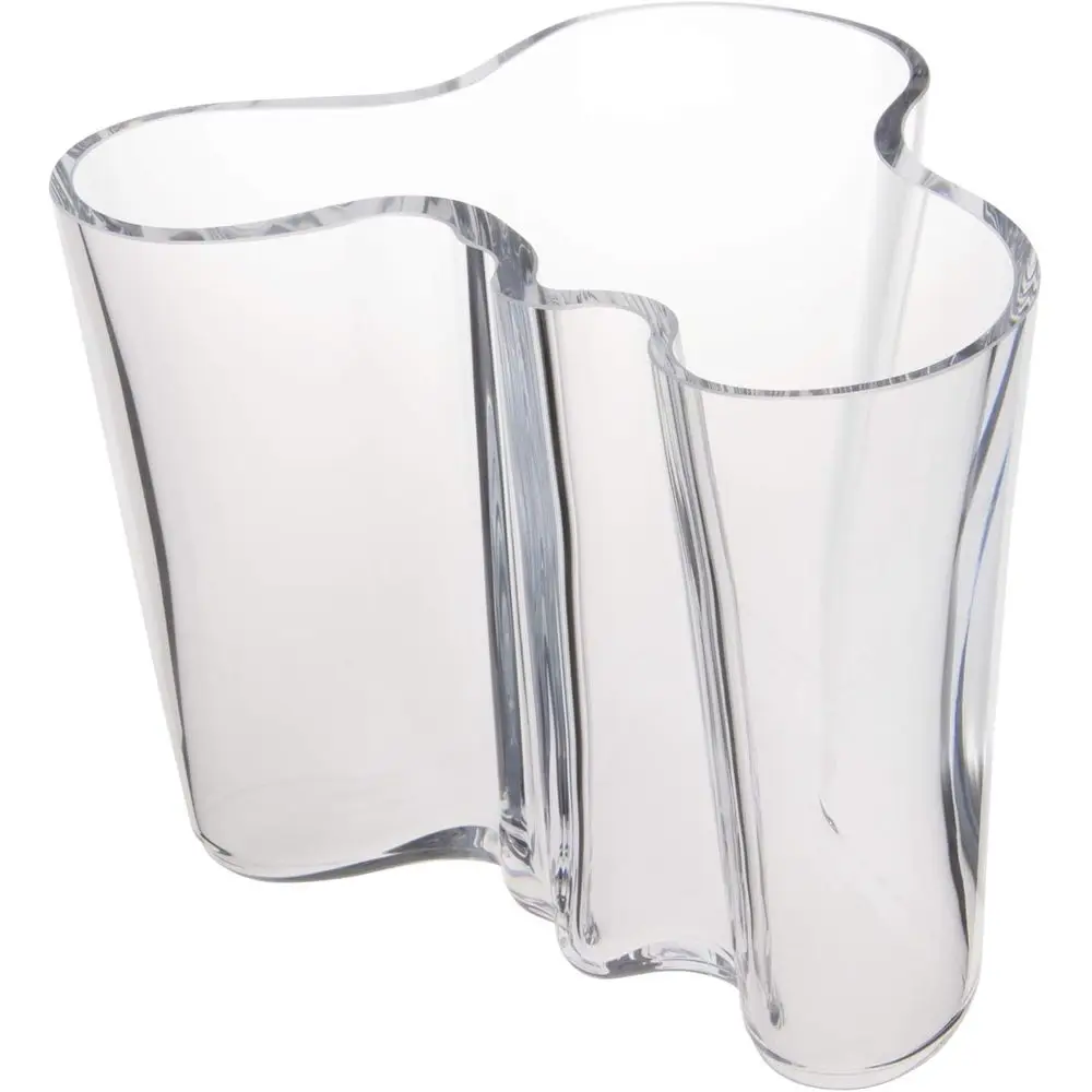 

Clear Glass Vase, 160mm Tall