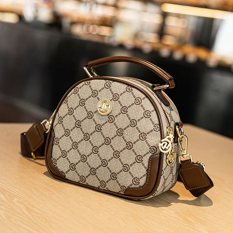 

Galan Dai Brand Women's Bag 2025 New Internet Celebrity Crossbody Small Round Bag Single Shoulder Crossbody Summer Popular Handb