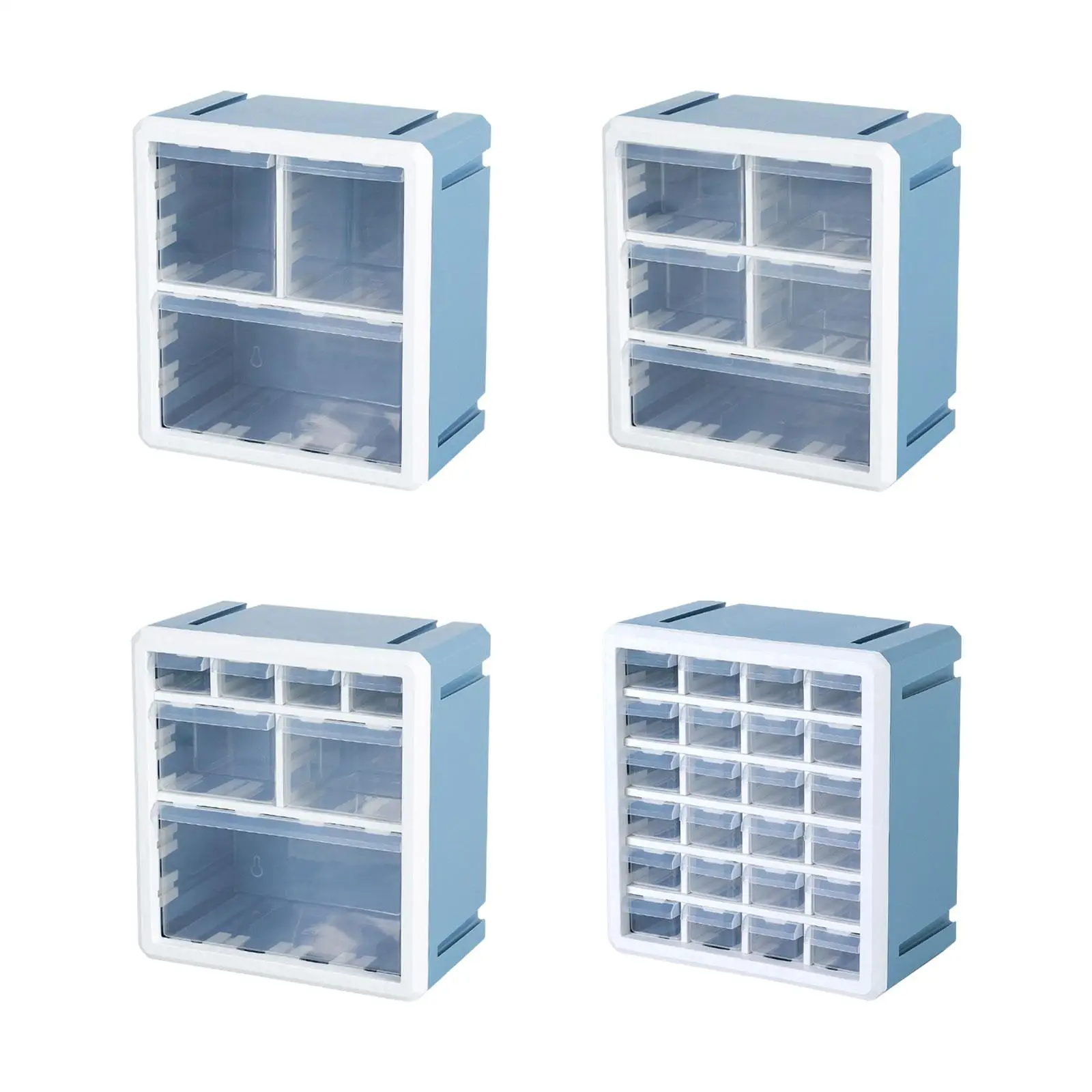 

Mini Drawer Organizer Desktop Storage Drawers with Clear Drawers Storage Organizer Box Toy Storage Box for Art Craft Vanity