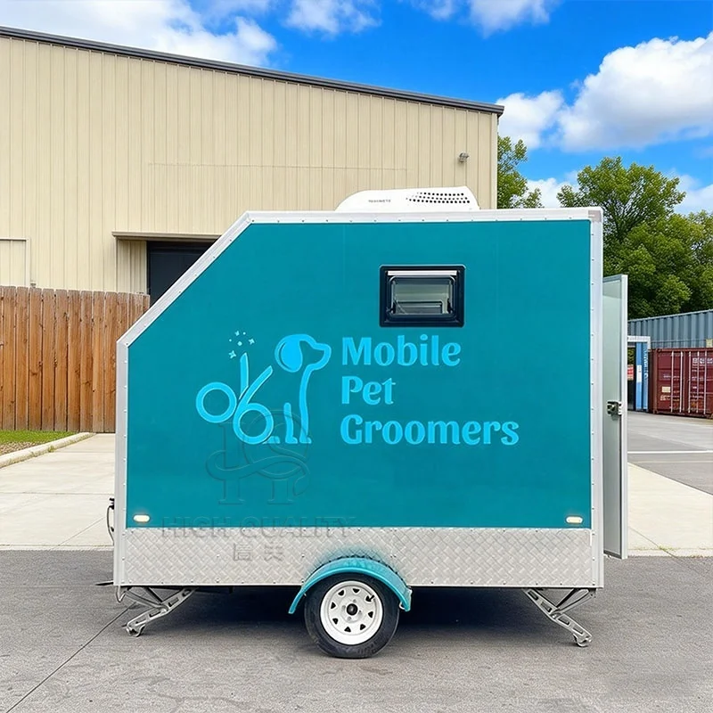 Luxury Dog Grooming Camper Trailer Mobile Salon Fully Equipped For Professional Use
