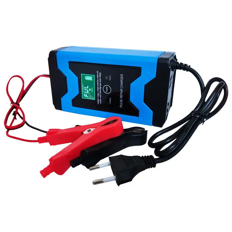 12v Quick Charging Lead Acid Battery Charging Motorcycle Charger 6A Full Intelligent Automatic Repair Battery Charger