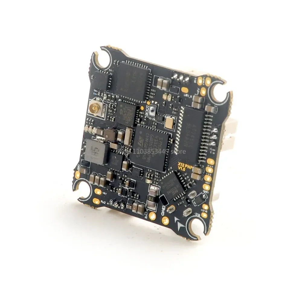 

HappyModel X12 ELRS AIO 5in1 1-2S Flight Controller Built-in BLHELIS 12A ESC OPENVTX 400mW for FPV Tinywhoop Toothpick Drones