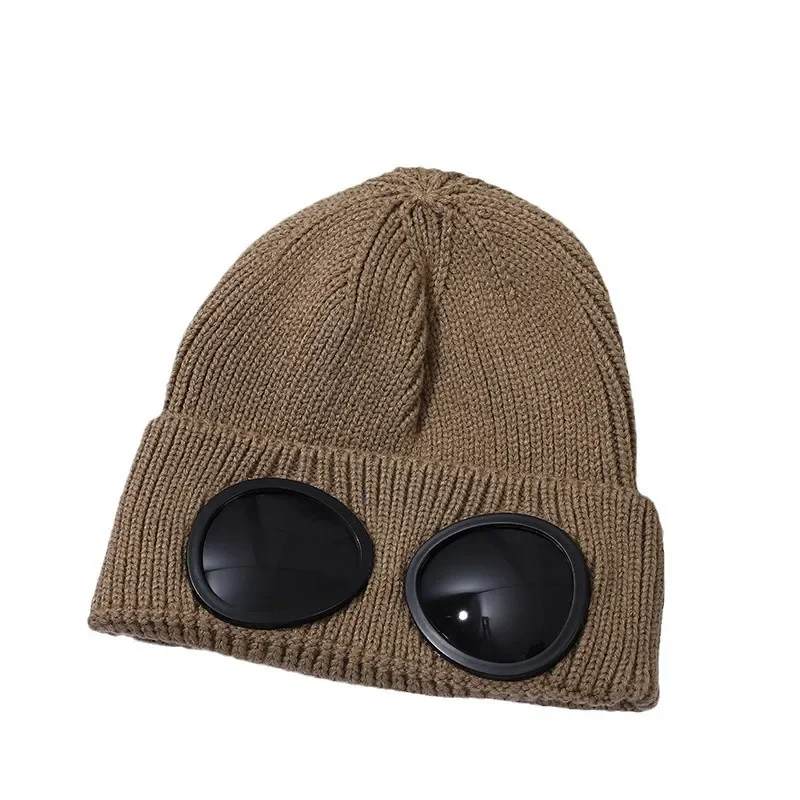 Warm Ski Mask Hats Caps Women Men Winter Windproof Glasses Knitted Beanie Outdoor Ear Protection Sports Cold Caps Garros