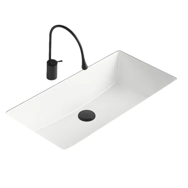 

Large size, under-counter basin, square, bathroom, face wash, ceramic, oversized, embedded, wash basin.