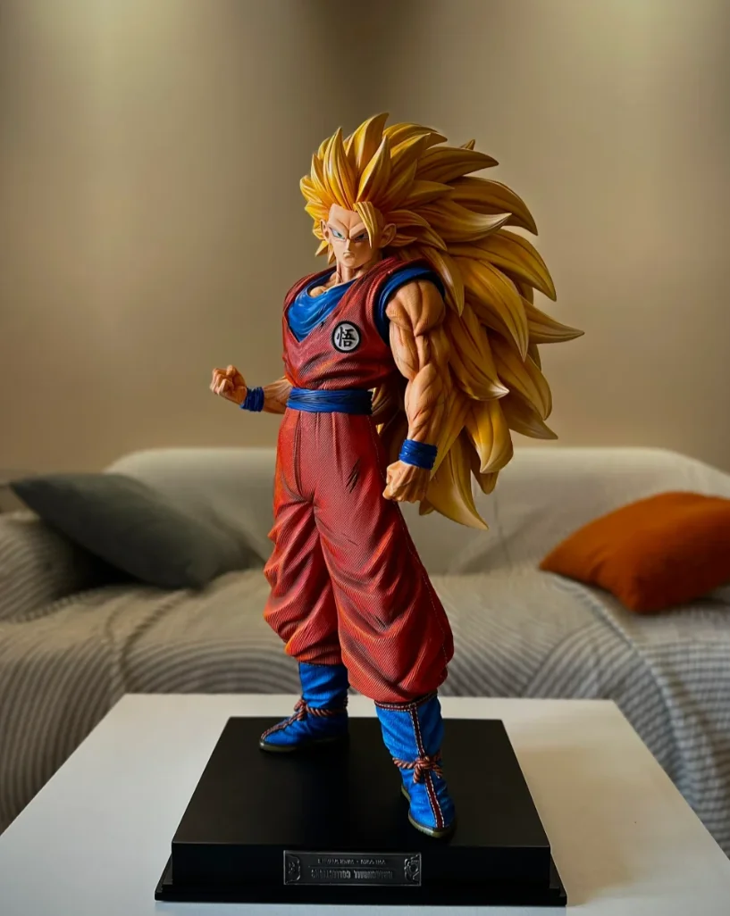 【Caldo】56 cm Jt Dragon Ball Personaggio 2% Super Tre Goku Personaggio dei cartoni animati Modello Tendenza Collezione di giocattoli Ornamenti Statua regalo