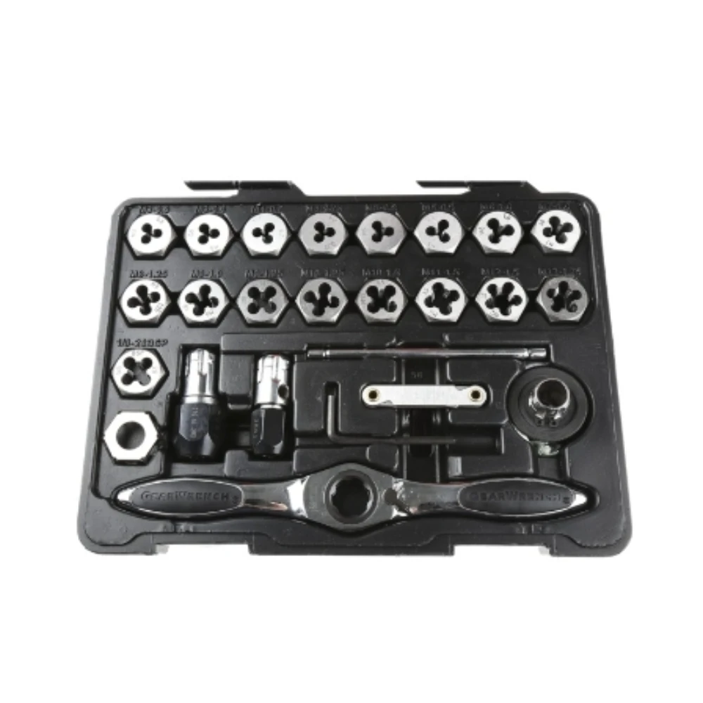 Suitable for Gear Wrench 3886 40 piece set of tap and die kits, same as Makita B-65838 round die set