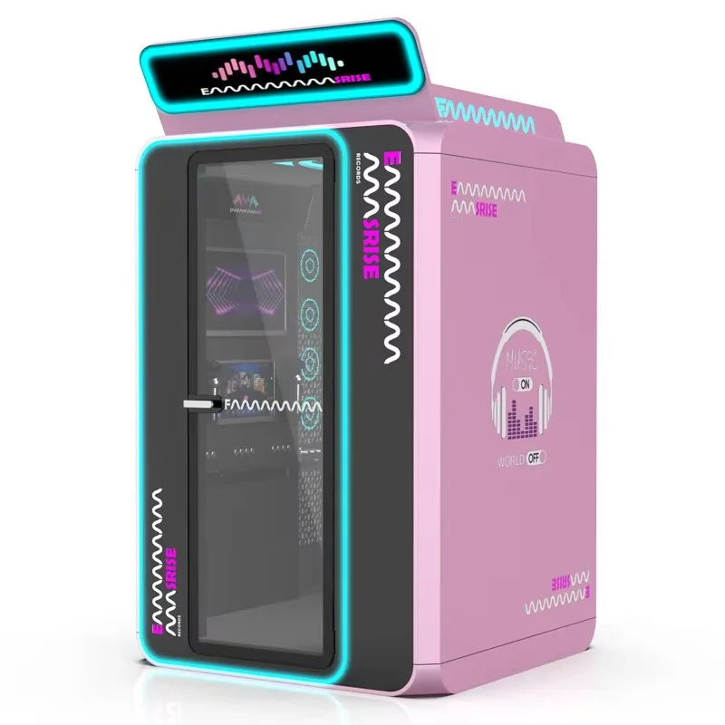 High Sound Insulation Mini Karaoke Singing Box Modern Cross-border Style Self Scan To Pay For Mall Villa Shared Entertainment