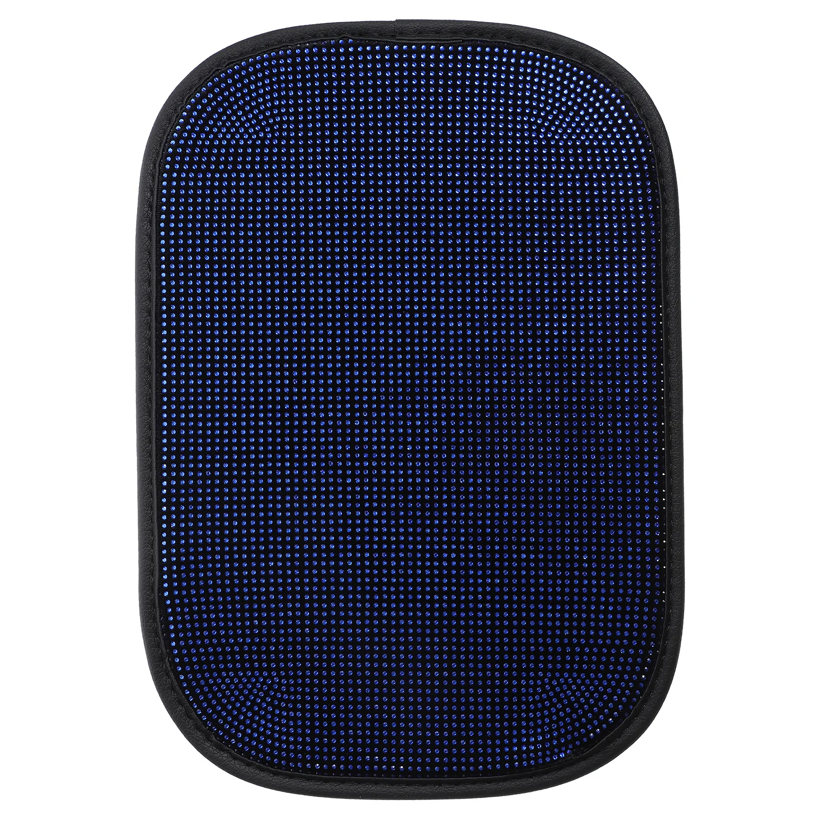 

Armrest Cushion Pad Rhinestone Decor Elastic Hook Loop Easy Install Scratch Pet Claw Proof Car Center Console Protector