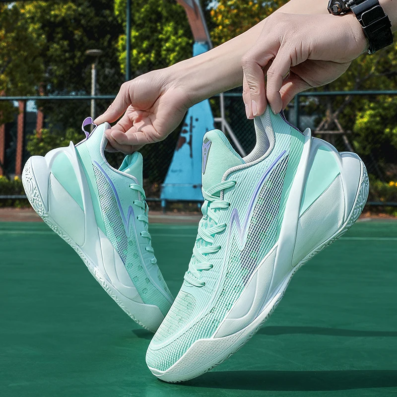 2024 Summer New Basketball Boots for Men Breathable Sports Basketball Shoes Non Slip High-top Sneakers Women Outdoor Sneakers