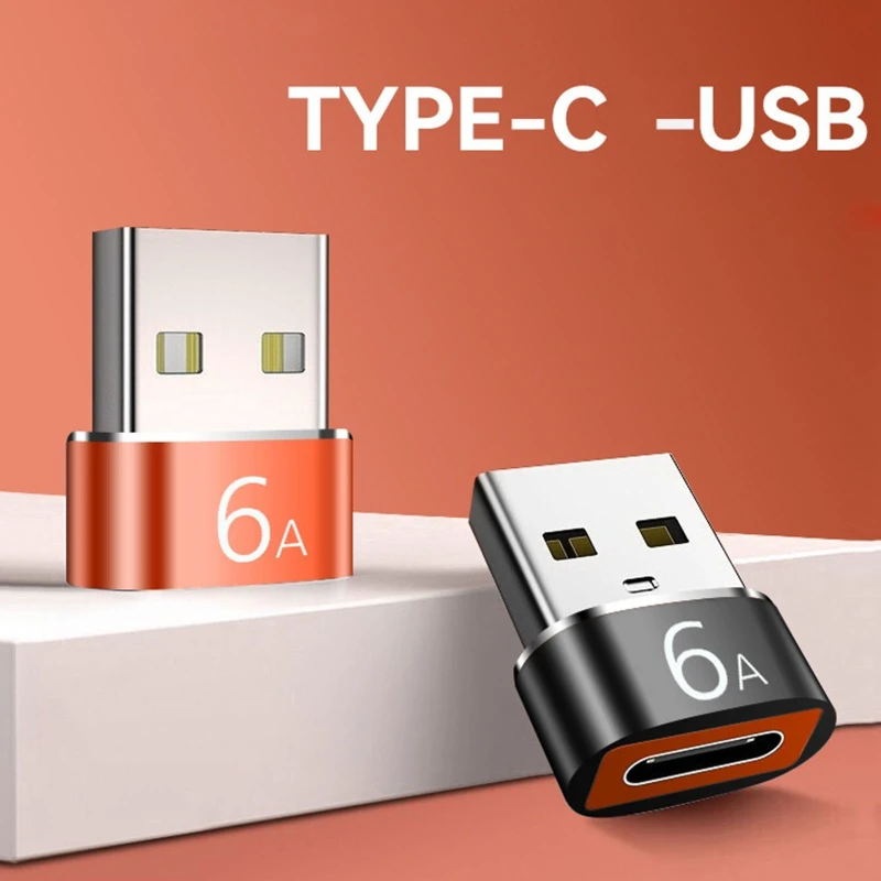 Type C to USB 3.0 OTG Adapter Connector Support Power Charging Data Transfer 6A USB C Female to USB Male Audio Converter