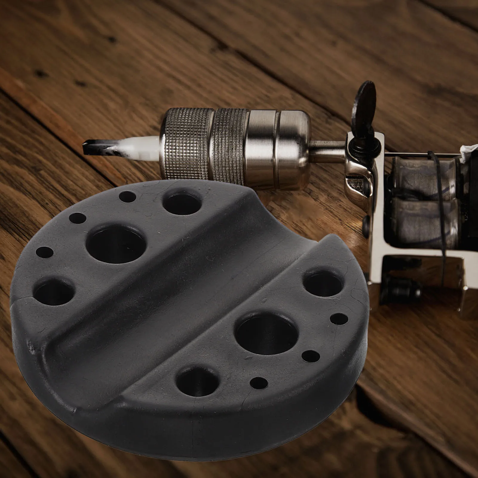 

Silicone Ink Cup Holder For Pigment Caps Brushes Organizer, Tattoo Ink Base, Cotton Swabs Holder, Pigment