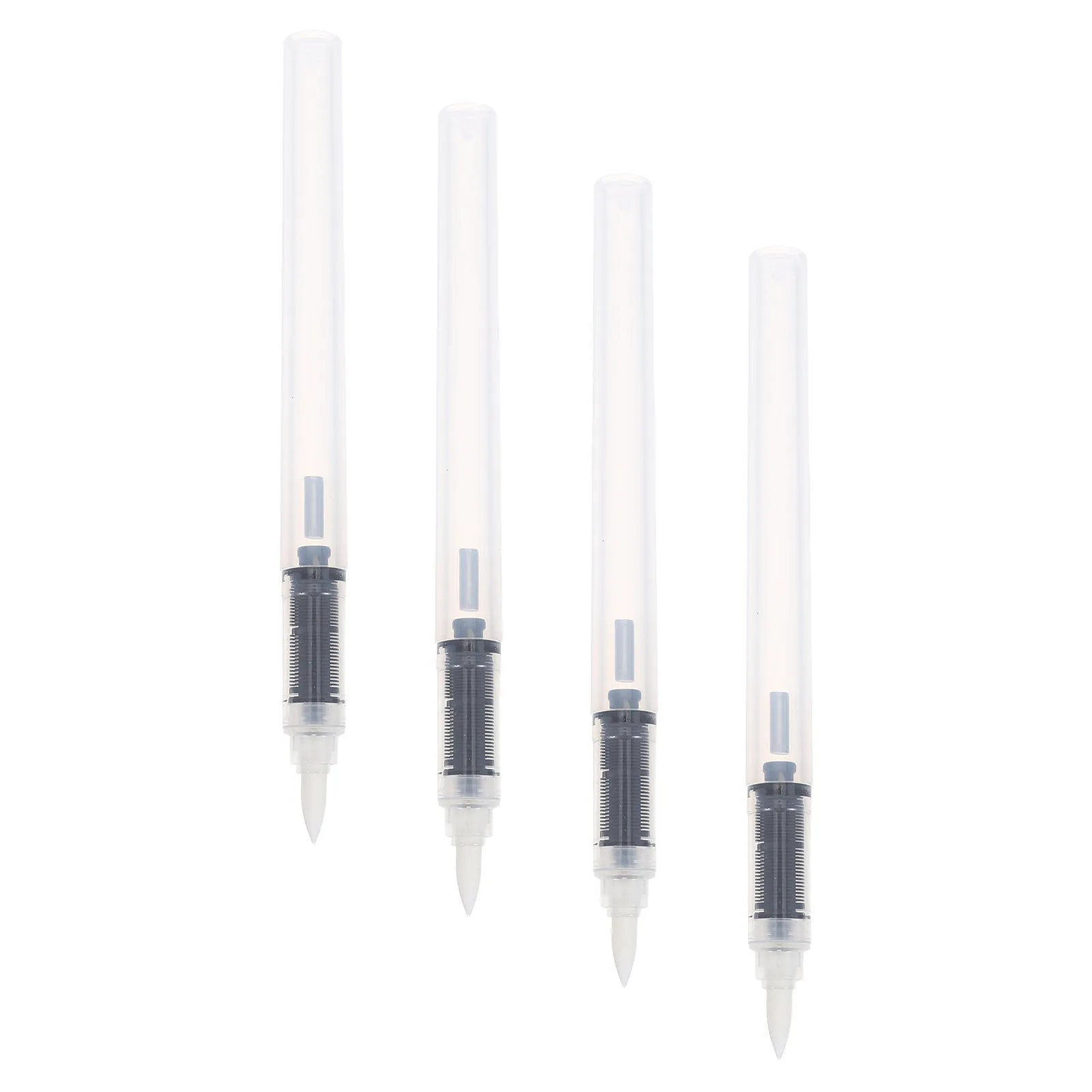 

Набор из 4 многоразовых маркеров-тюбиков с прозрачным корпусом для индивидуальных цветов, для непрерывного письма, раскрашивания, художественных проектов, художественные принадлежности