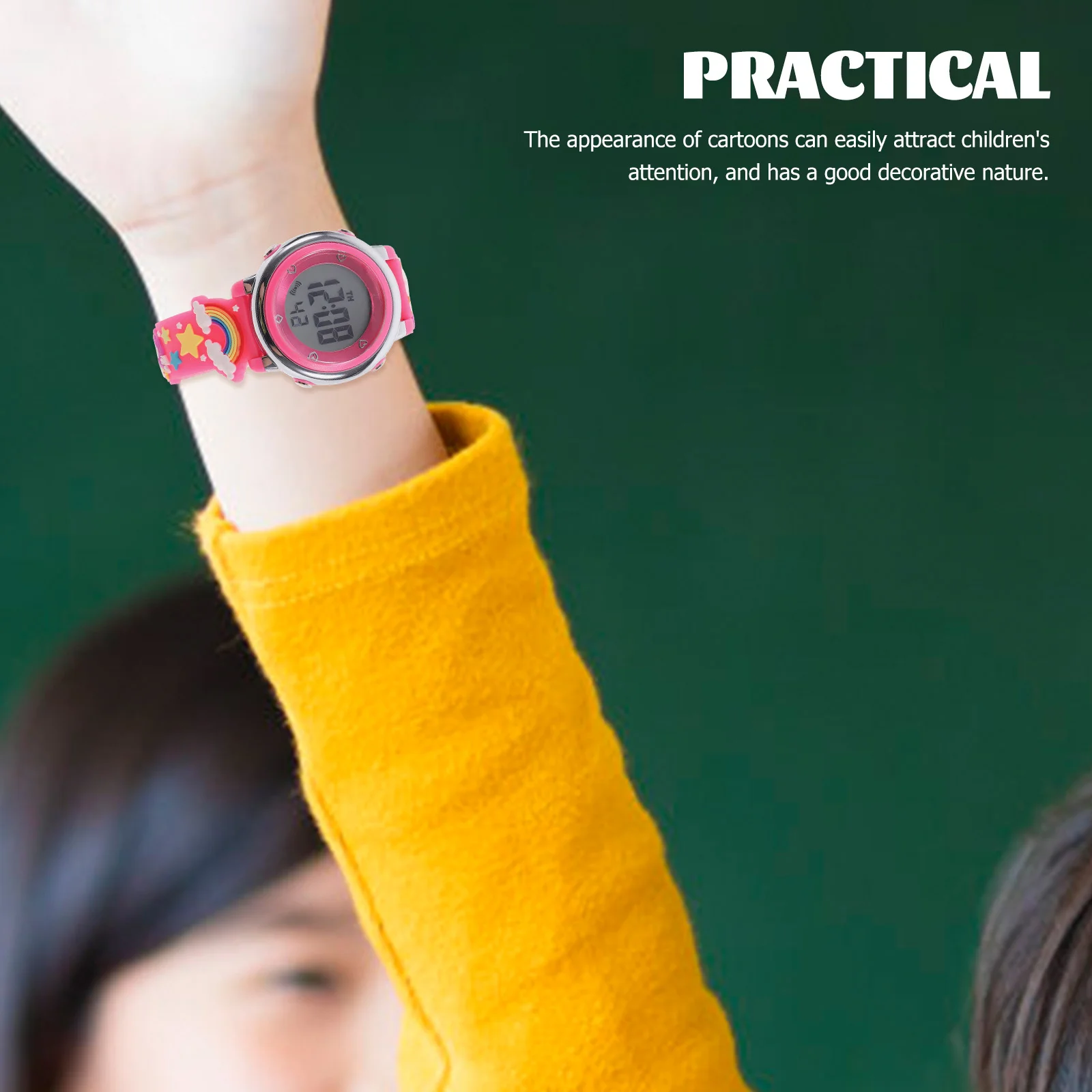 1Pcs Cartoon Watch Adjustable Comfortable Wristwatch for Silicone Cute Watch for Fashionable Wrist Decor