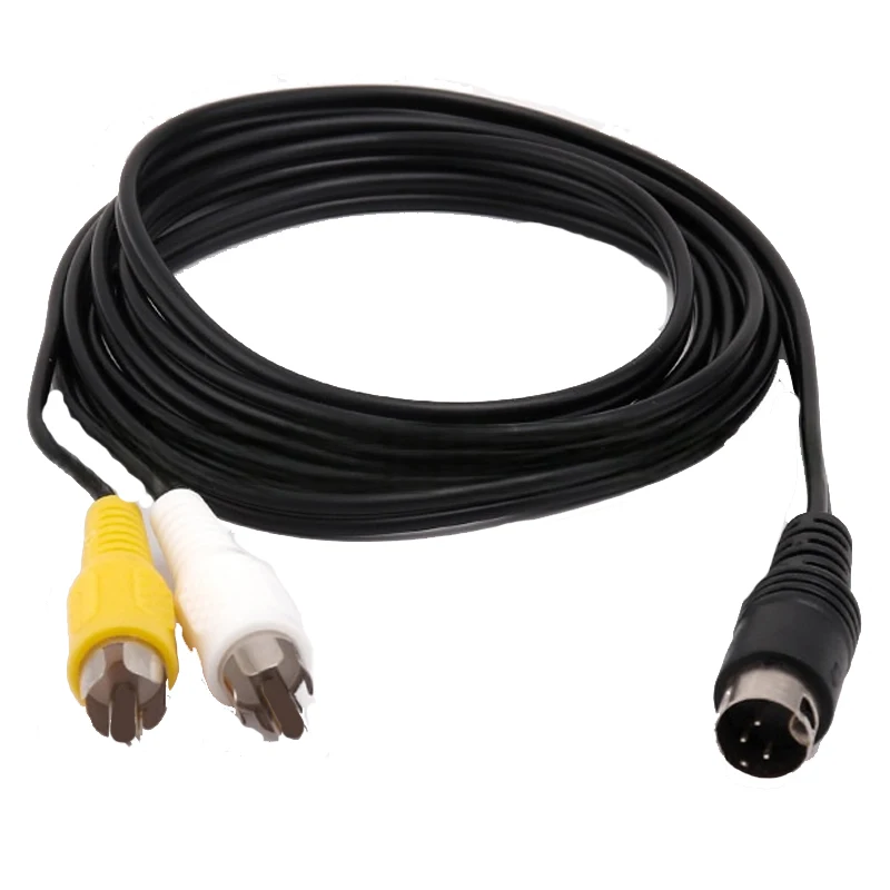 

For SEGA Genesis 2/3 -1.5m Black AV Cable RCA Composite Video Audio Cord
