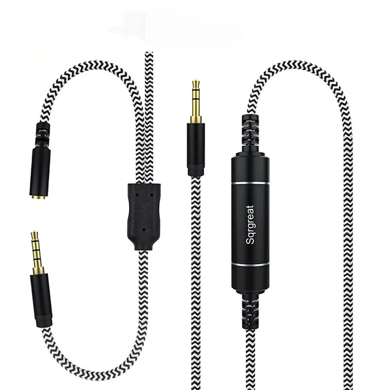 Noise Isolator Audio Adapter Cord For Elgato HD60 S Plus HD60 Pro Capture Card Nintendo Switch PS5 Game Recording Accessory
