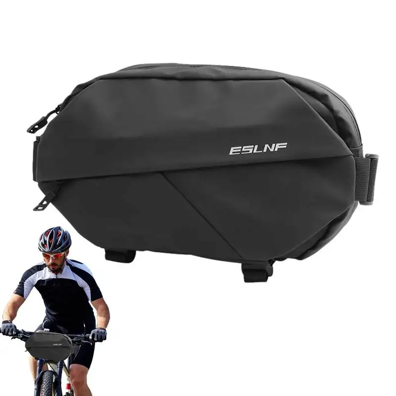 

Handlebar Bag Waterproof Reflective Fashionable Bag Cycling Bag Large Capacity Mountain Bicycles Storage With 2 Expansion Straps