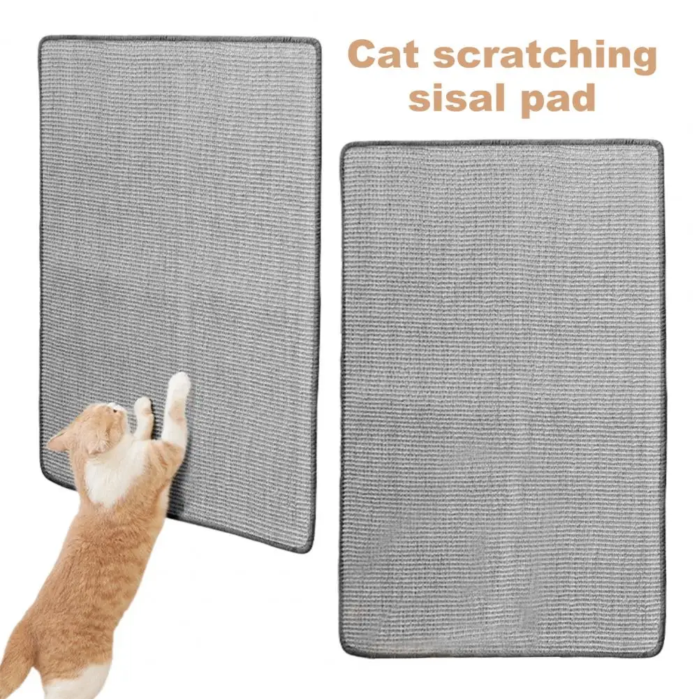 Window-mounted Cat Scratching Post Durable Sisal Cat Scratching Mat Set for Indoor Cats Self-adhesive Wall for Walls for Walls