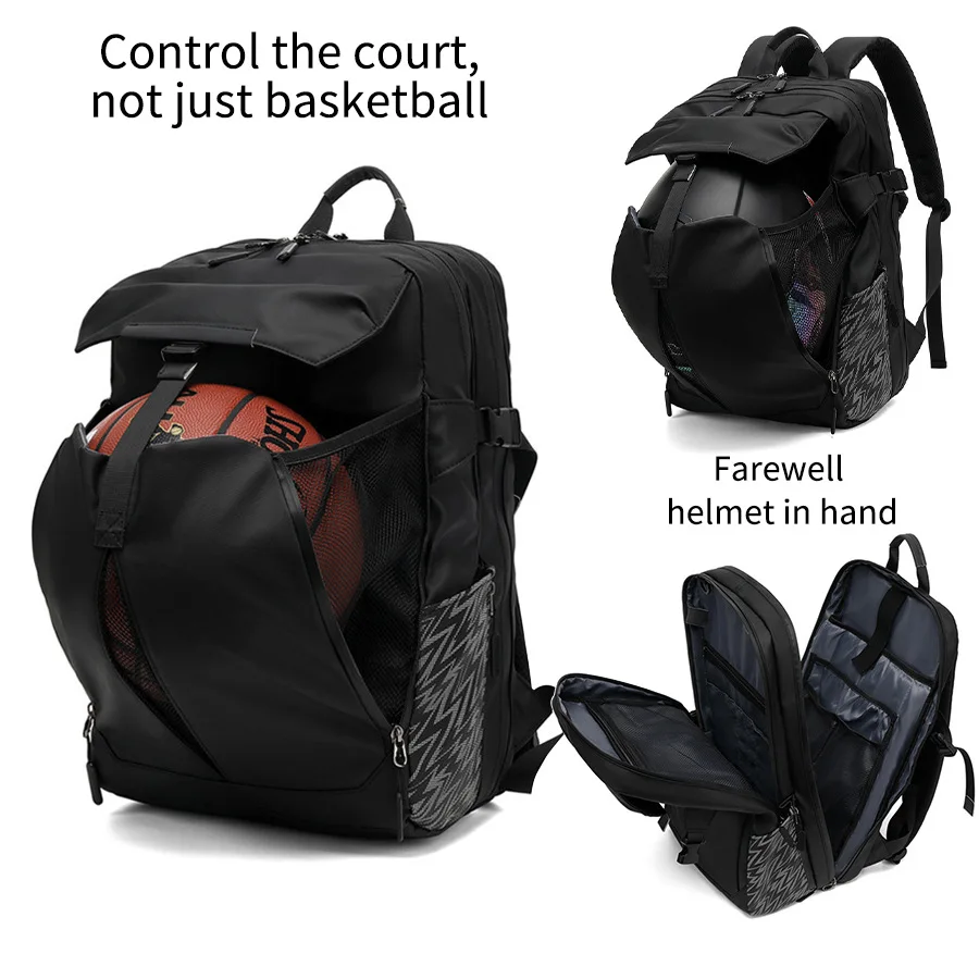 Sports Backpack Basketball Bag Boy School Football Backpack Soccer Ball Bag Large Capacity Weekend Travel Backpacks for Men