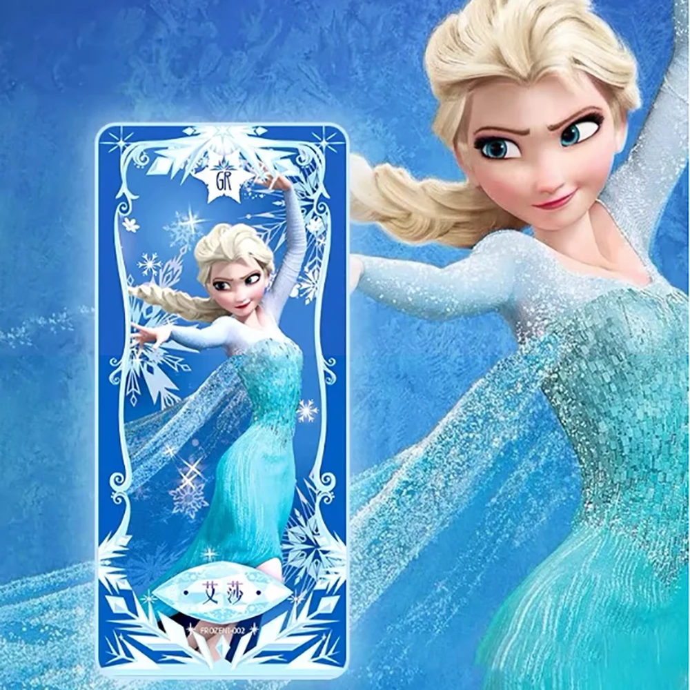 Genuine Disney Frozen Collection Cards Elsa Anna Princess Crystal Limited SSR GR Anime Movie Character Game Toy Card Box Gifts