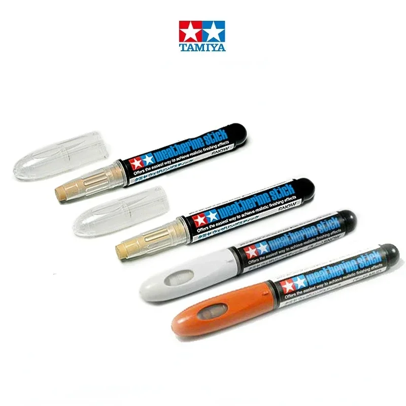 Tamiya 87081-87087 Weathering Stick Model Aging Painting Tools Water-based Pen for Model Hobby Coloring Tools DIY