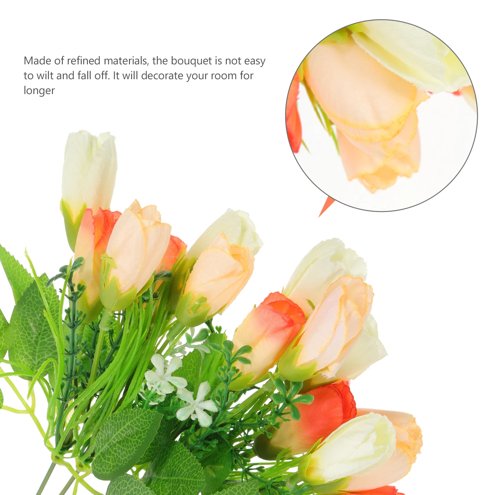 

10pcs Artificial Bouquet Centerpiece Faux Flowers Lifelike Wedding Bouquet Artificial Flowers For Decoration Искусственные Цветы