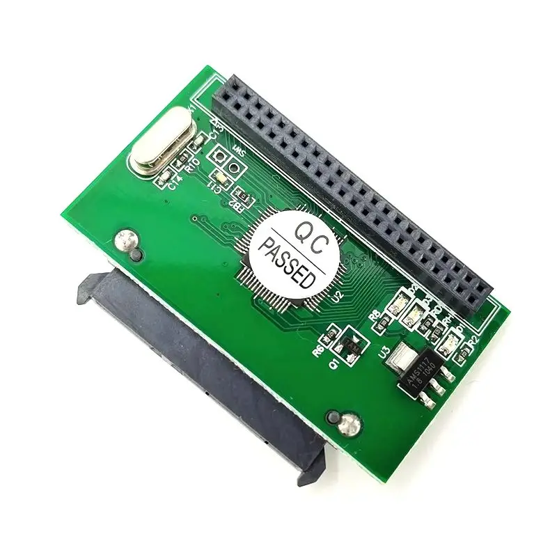 SATA HDD To 2.5-Inch IDE 44 Pin 90 Degree Female/180 Degree Male Plug And Play SATA To IDE Large Board Laptop Universal