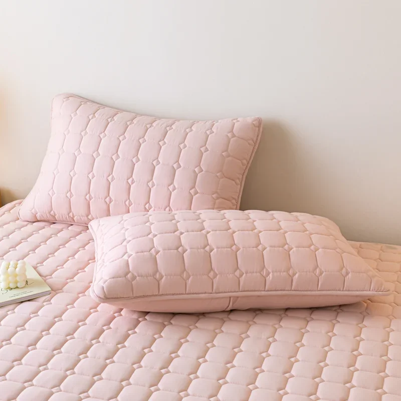 1pc Quilted Thick Mattresses Toppers Waterproof Mattress Pad Cover All-Season Elastic Corner Straps Fits Up To 30cm Bed