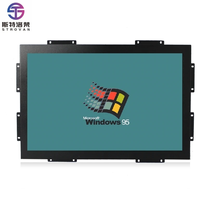 Open Frame Industrial Touch Screen Display  10.1/10.4/12.1/13.3 Inch Capacitive/Resistive USB & DVI Interface