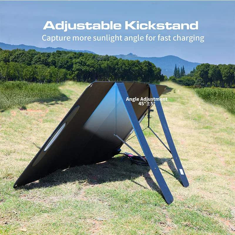 VDL SC0101 100W Foldable Solar Panel Solar Module 18V Portable Solar Charger, Waterproof IP68 for Power Station Rv Camping
