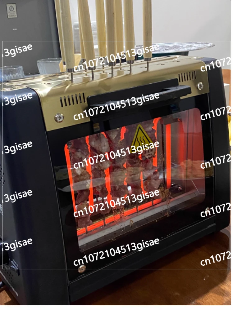 Automatic Rotation, Household Meat Skewer  Electric Meat Skewer, Household Smokeless Electric Grill,