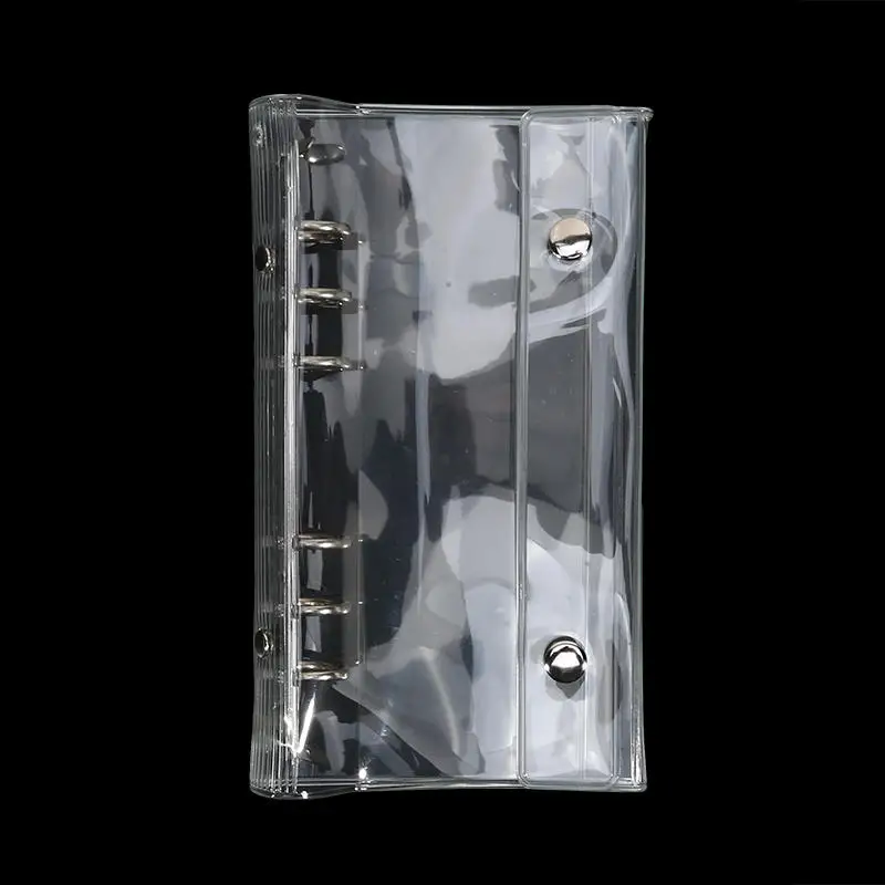 A6 Schmale Lose Blatt Abdeckung Binder 10 stücke 1 Grid 2 Grid Lagerung Taschen Für Postkarten Sammeln Buch Organizer lose Blatt Abdeckung – Detail 4
