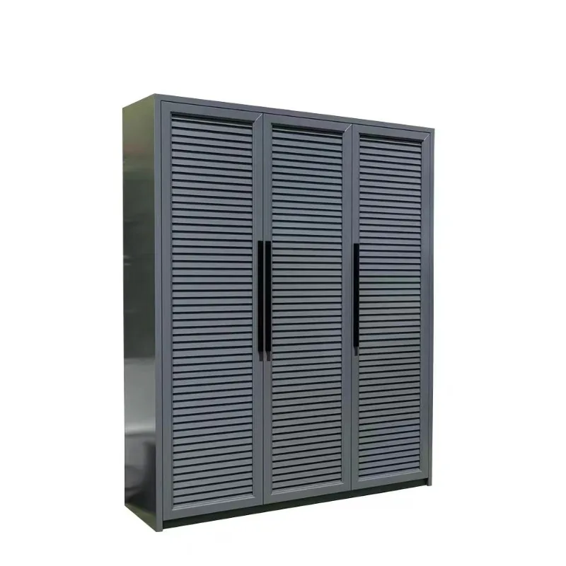 Aluminum alloy storage locker Outdoor waterproof sunscreen locker Household crevice cabinet Balcony large-capacity