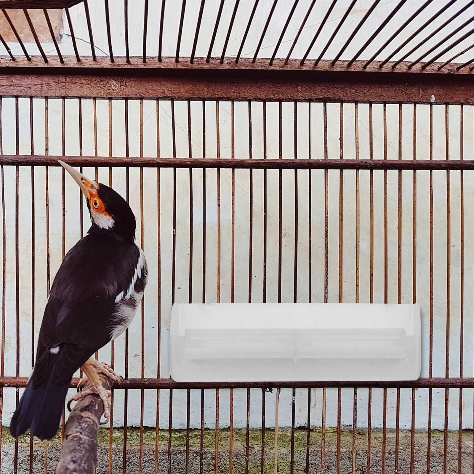 

2pcs Automatic Bird Feeder For Parrots Dual Use Dry Wet Food Dispenser Antisplash Hanging Feeding Container Cage Garden Outdoor