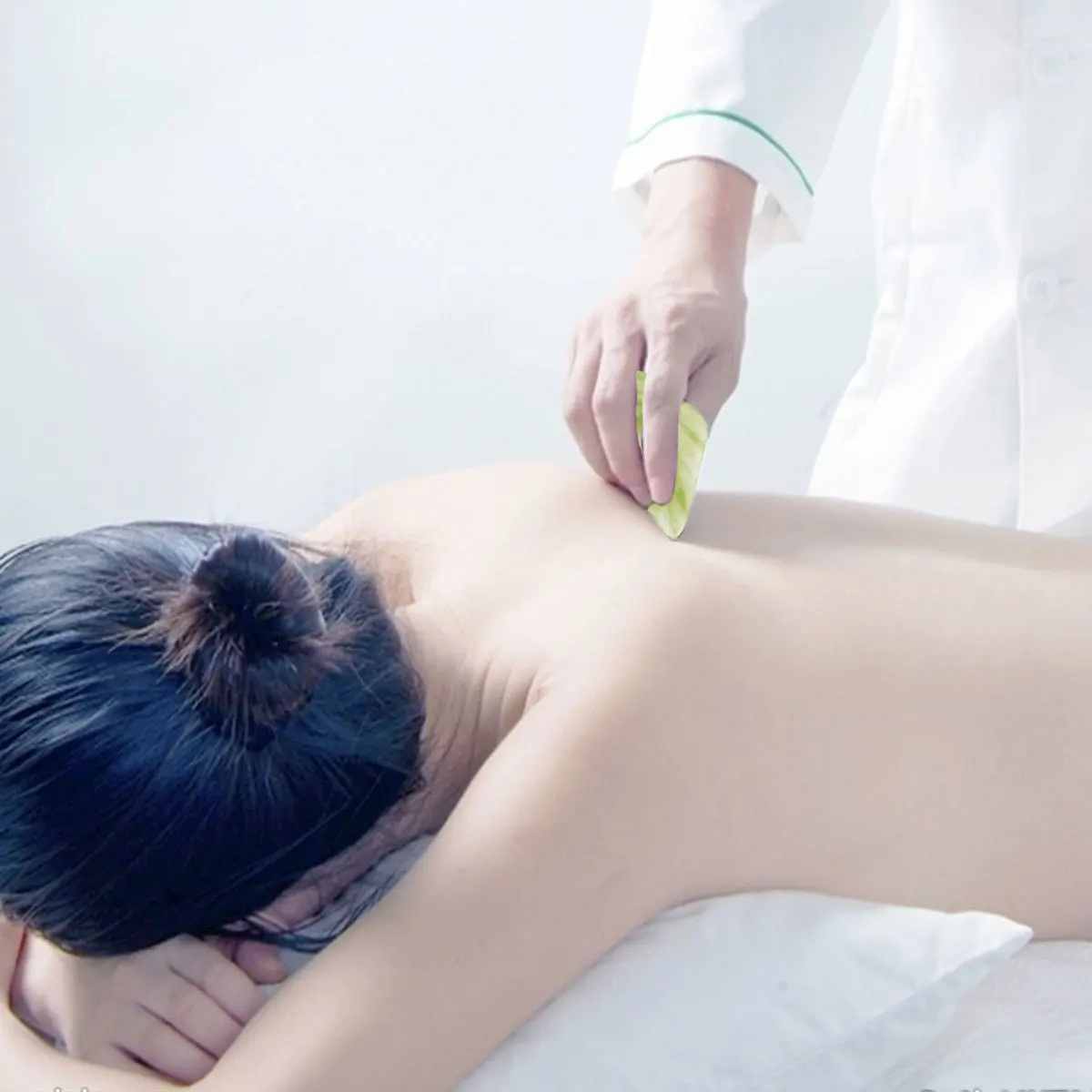 ชุดอุปกรณ์ขูดหน้ากัวซา 7 ชิ้น สำหรับบรรเทาอาการปวดกล้ามเนื้อ ชุดอุปกรณ์สปาบำรุงผิว  แผ่นขูดกัวซาอเนกประสงค์เพื่อการดูแลผิว