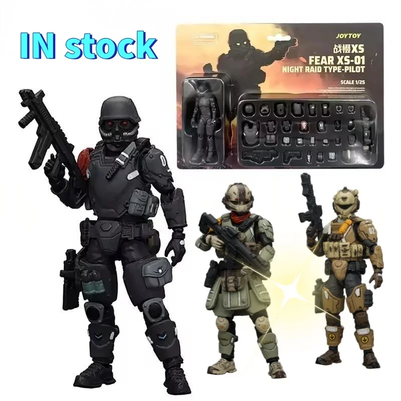 IN stock JOYTOY Fear XS-01 Night Raid/XS-02 Assault/XS-03 Tactical Action Figure Best Seller Battle of the Stars Collectible Toy