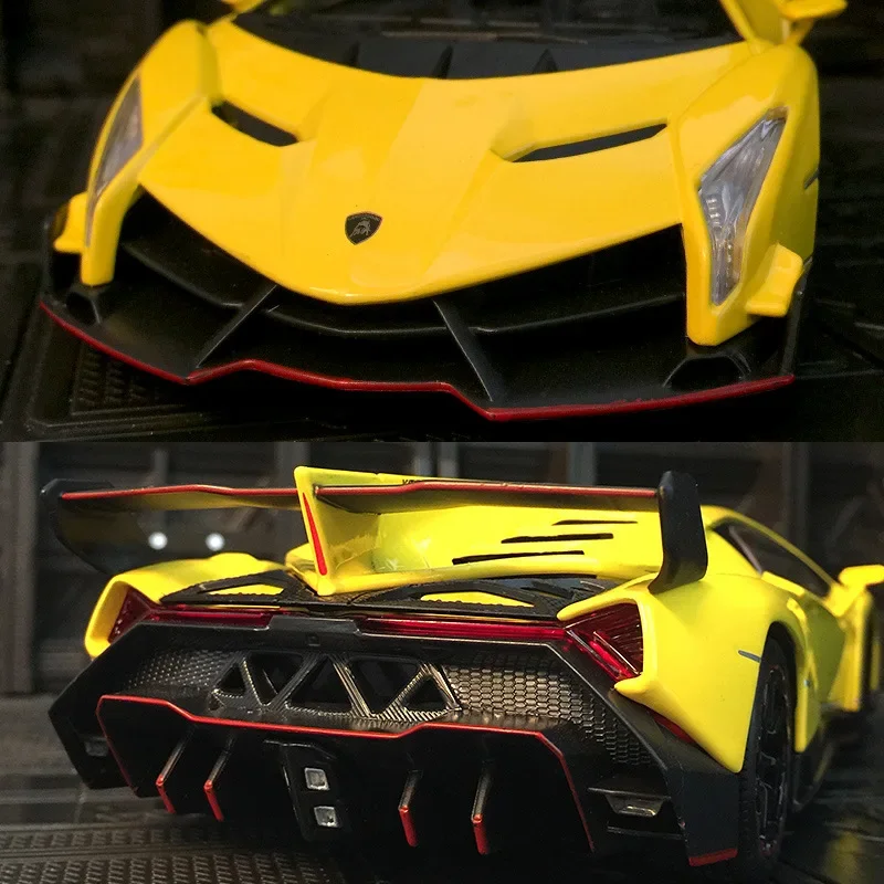 1:24 Lamborghini Poison Veneno Car Model Simulation Sports Car Diecast Alloy Car Model For Gift Collection Ornaments