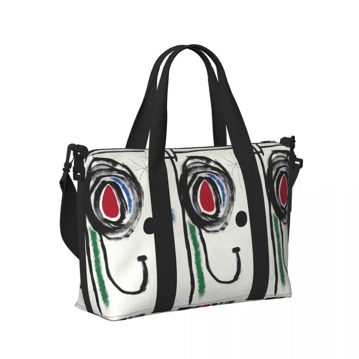 

Сумка-тоут Joan Miro Beach Travel Bag с рисунком, большая вместительная сумка для спортзала, спорта, женская сумка для покупок, сумка через плечо